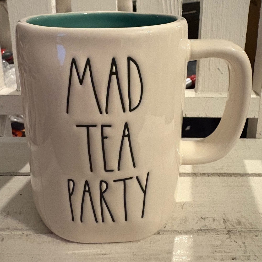Rae Dunn “Mad Tea Party” Ceramic Mug